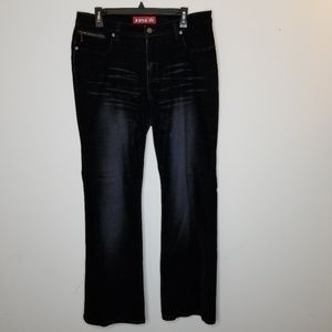 Zana Di Women's Designer Velour Distressed Pant 16